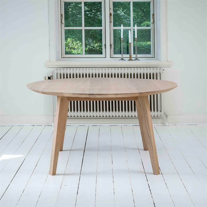 Elegant Rundt Spisebord Ø120 cm – Naturligt Trædesign!